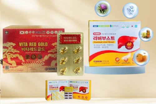 COMBO (2 BỔ GAN HANMI + 2 TINH DẦU THÔNG ĐỎ CHÍNH PHỦ)